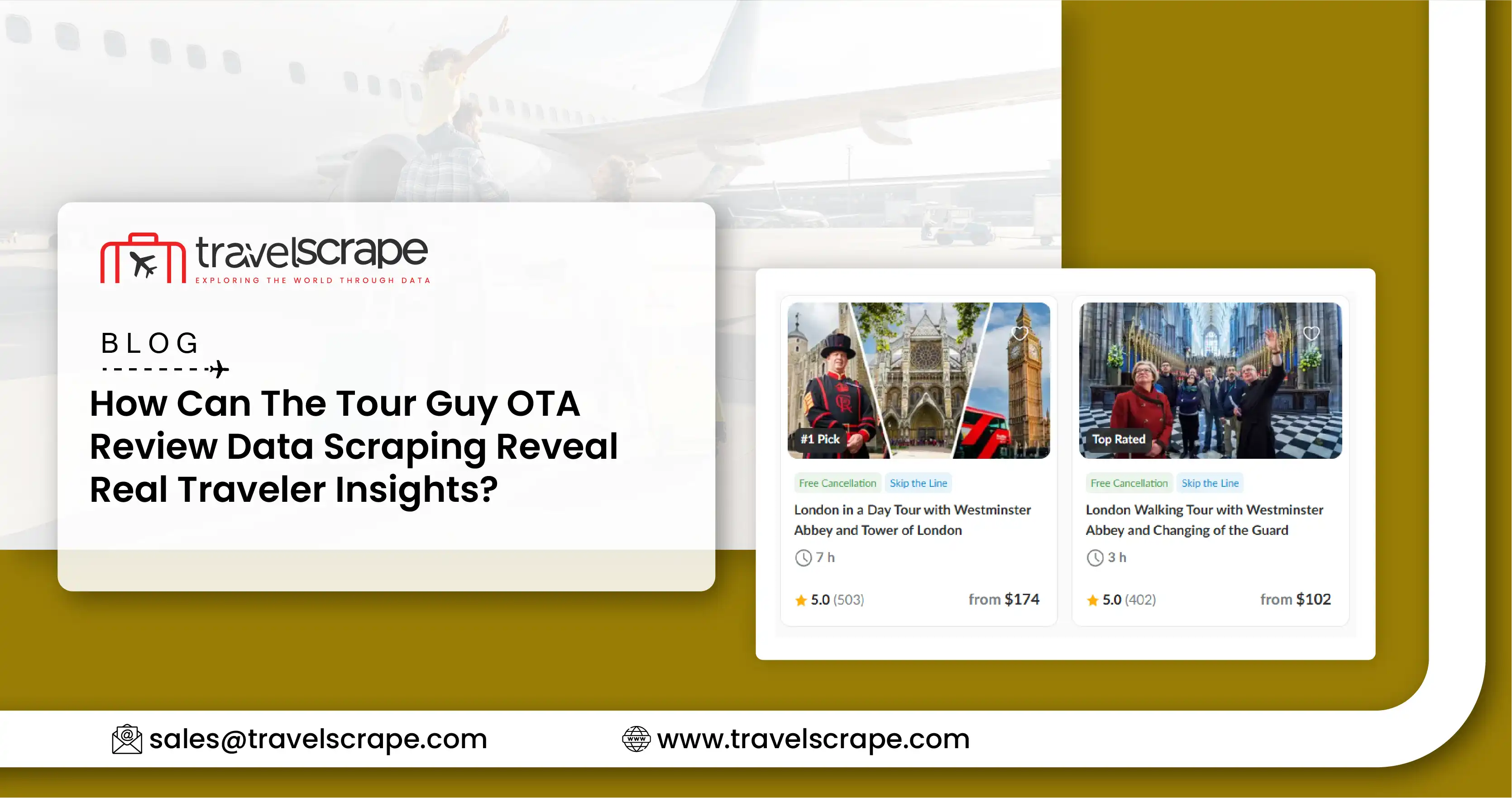 Reveal Traveler Insights with The Tour Guy OTA Review Data Scraping